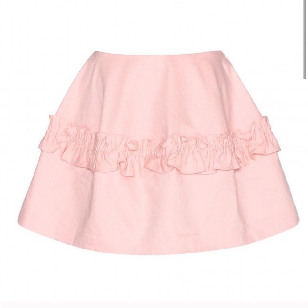 j brand x simone rocha pink skirt